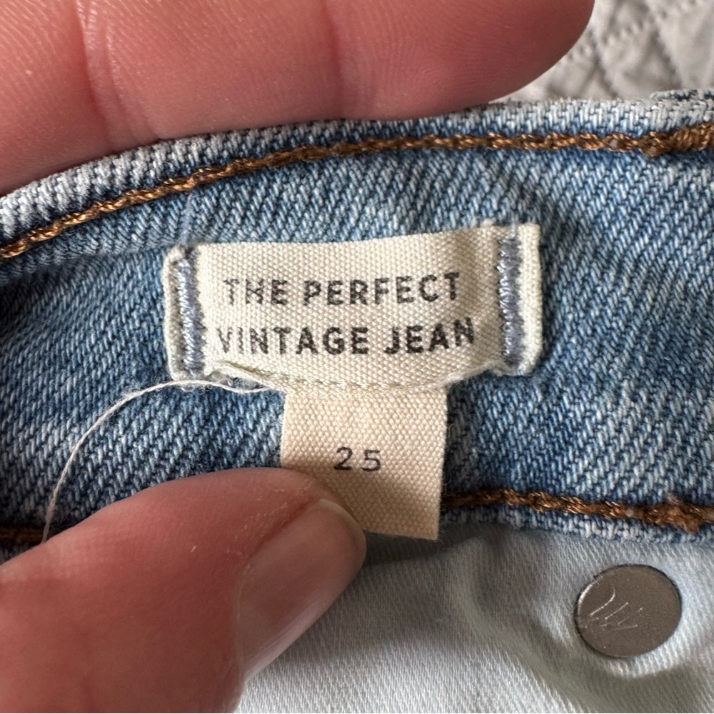 Madewell | The Perfect Vintage Jean | Size 25 - Picture 2 of 10